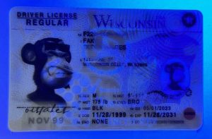 Wisconsin Driver License(WI 2022 PolyCard)