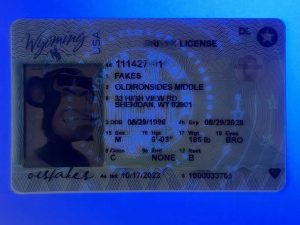 Wyoming Driver License(WY 2023 PolyCard)