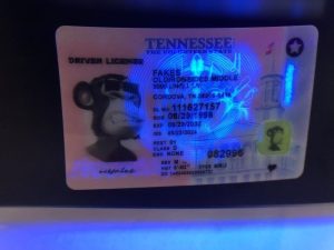Tennessee Driver License(TN O21 2025 PolyCard)