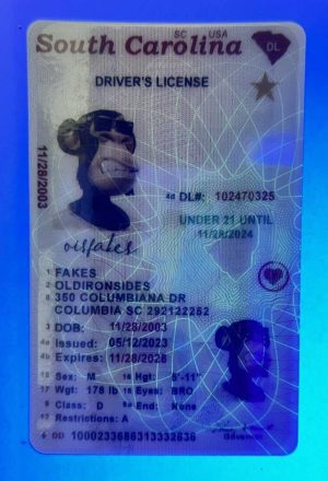 South Carolina Driver License(New SC U21)