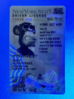 New York Driver License(New NY U21 2022 PolyCard)