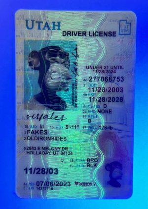 Utah Driver License(Old UT U21)