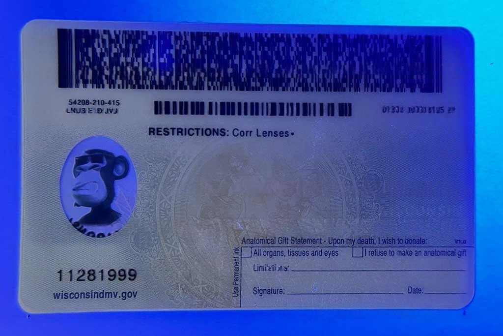 59a Wisconsin Driver License(WI) - Image 2